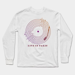 Live in Paris Long Sleeve T-Shirt